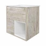 Wall Hang Open Shelf Vanity